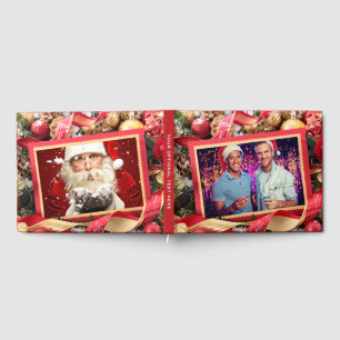 YOUR PHOTOS custom Christmas guestbook
