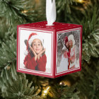 YOUR PHOTOS custom Christmas ornament