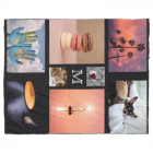 YOUR PHOTOS custom collage template fleece blanket