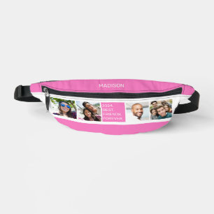 YOUR PHOTOS & Custom Text Bum Bags