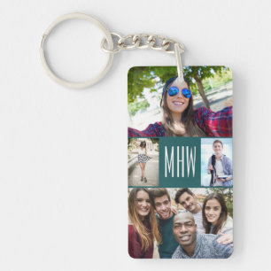 YOUR PHOTOS & MONOGRAM key chain