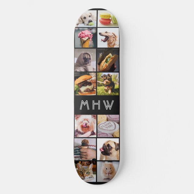 YOUR PHOTOS & MONOGRAM skateboards (Front)