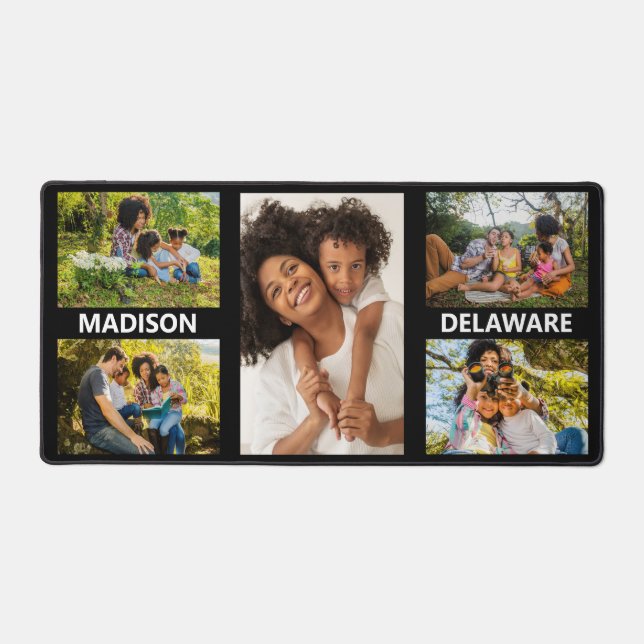 YOUR Photos & Name Desk Mat (Front)