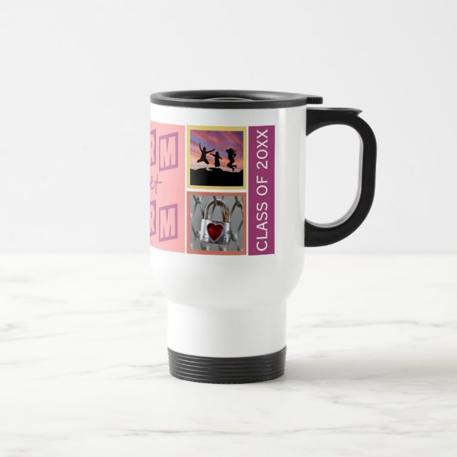YOUR PHOTOS, NAME & YEAR custom student mugs (Right)
