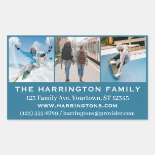 YOUR photos, text and colour custom stickers