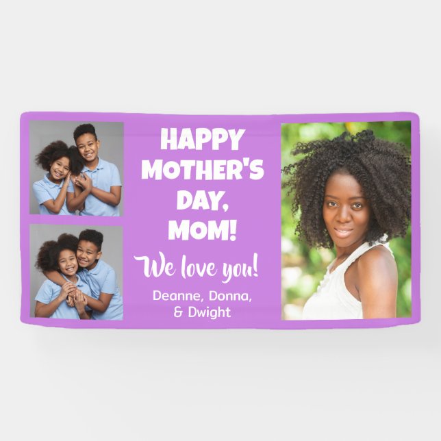 Your Photos & Text Banner (Horizontal)