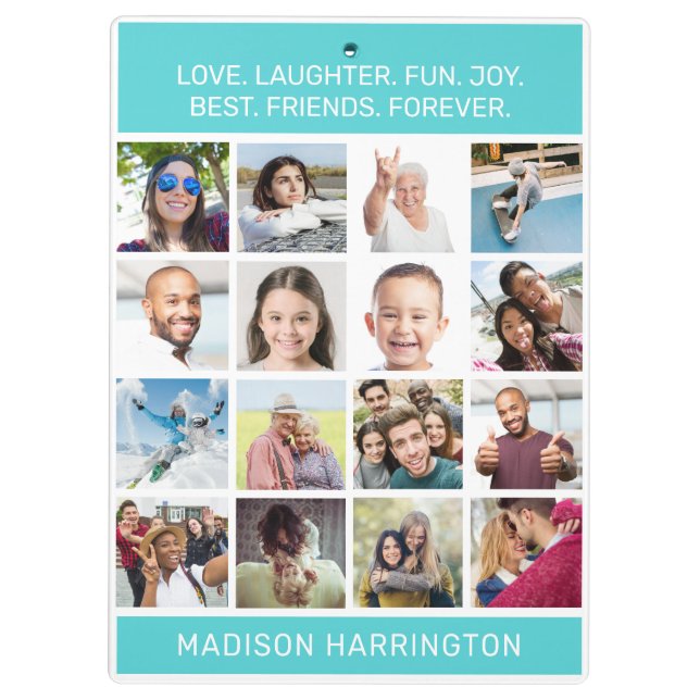 YOUR Photos & Text Clipboard (Back)