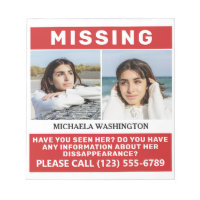 YOUR Photos & Text "MISSING PERSON"