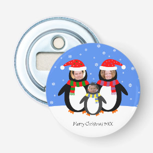 Your photos winter penguins xmas bottle opener