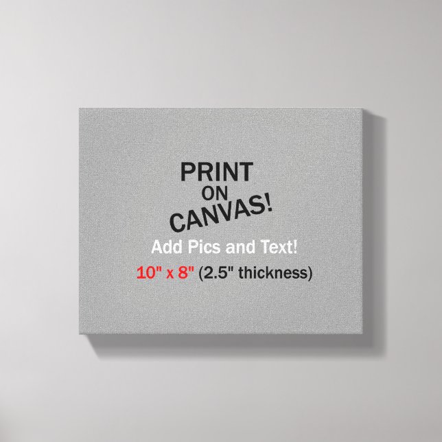 Your Pic on Canvas - 10" x 8" (2.5" thick) (Front)