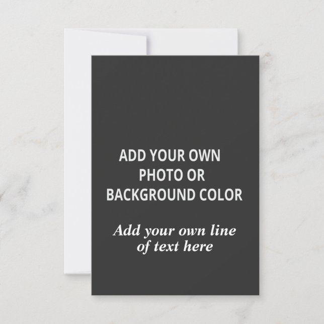 Your picture or background colour. Your text Throw Save The Date (Front)