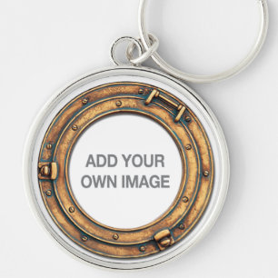 Your Picture Porthole Keychain
