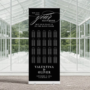 Your Place is on the Dance Floor Seating Chart Retractable Banner
