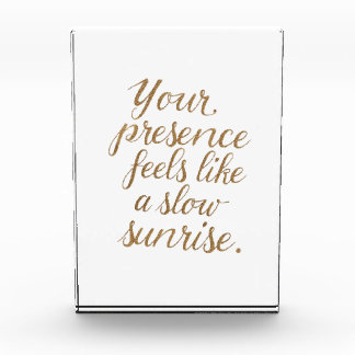 Your Presence: A Slow Sunrise Photo Block