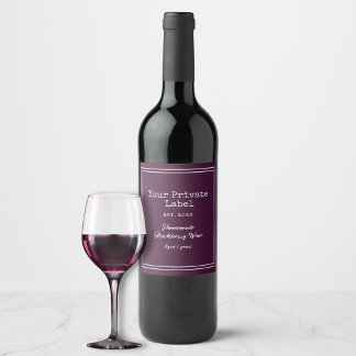 Your Private Label Homemade Blackberry Wine