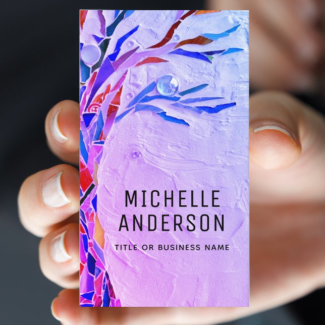 Your Profession Purple Business Card (Creator Uploaded)