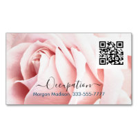 Your Profession, QR Code, Pale Pink Rose