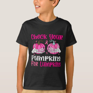 Your Pumpkins Breast Cancer Awareness Halloween Wo T-Shirt