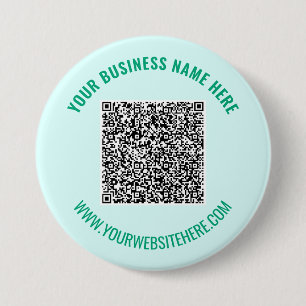 Your QR Code and Custom Text Button Template
