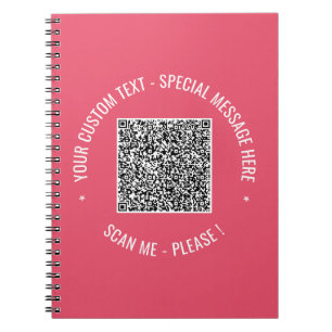 Your QR Code and Custom Text Notebook Example