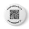 Your QR Code and Custom Text Personalized Button