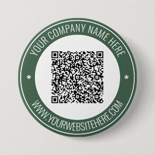 Your QR Code and Custom Text Promotional Button