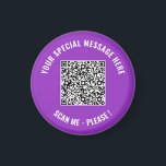 Your QR Code Custom Text and Colour Magnet Templat<br><div class="desc">Choose Colours and Fonts - Design Your Own Personalised Magnets with Your Special QR Code Scan Info and Custom Text Promotional Business or Personal Funny Magnet Gift - Add Your QR Code - Image - Photo or Logo / and Text - Name or other info / message - Resize and...</div>