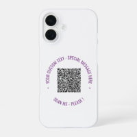 Your QR Code Custom Text and Colours Personalised