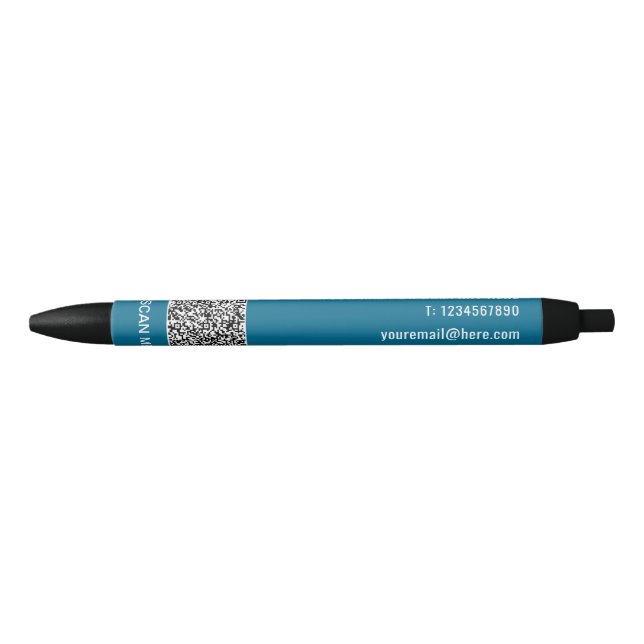 Your QR Code Custom Text Business Promotional Pen (Front)