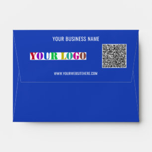 Your QR Code Custom Text Company Logo Envelope