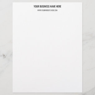 Your QR Code Custom Text Personalised Letterhead
