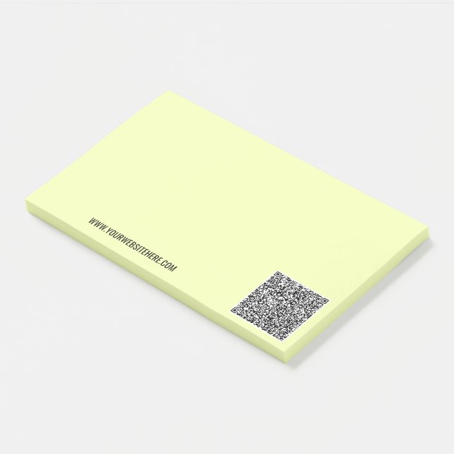 Your QR Code Custom Text Sticky Notes Choose Colou (Angled)