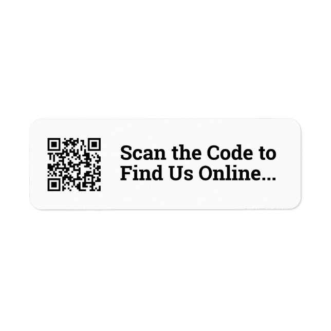 Your QR Code Design (Front)