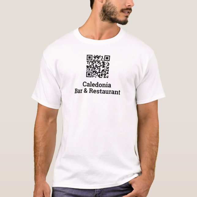 Your QR Code Design T-Shirt (Front)