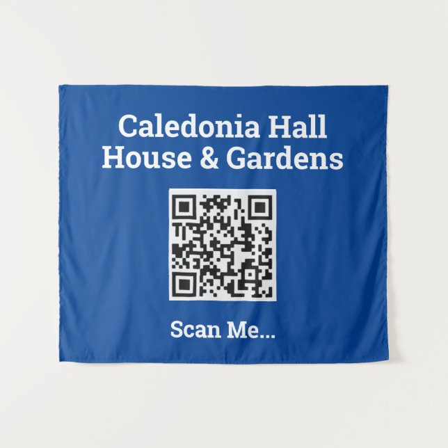 Your QR Code Design Wall Tapestry (Front (Horizontal))