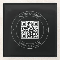 Your QR code & Editable Text | Black & White