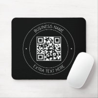 Your QR code & Editable Text | Black & White