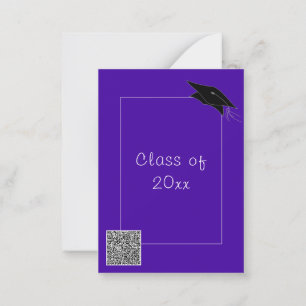 Your QR Code Graduation Invitation Choose Colours
