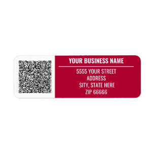 Your QR Code Return Address Labels Example