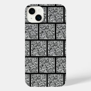 Your QR Code Scan Info and Custom Colours iPhone 14 Plus Case