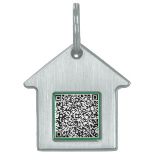 Your QR Code Scan Info Colours Modern Pet ID Tag