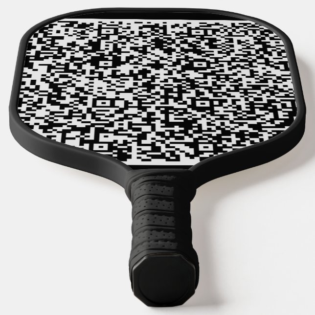 Your QR Code Scan Info Colours Pickleball Paddle (Laydown)