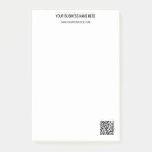 Your QR Code Scan Info Custom Text Sticky Notes