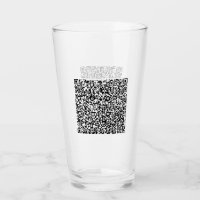 Your QR Code Scan Info Personalised Glass Gift