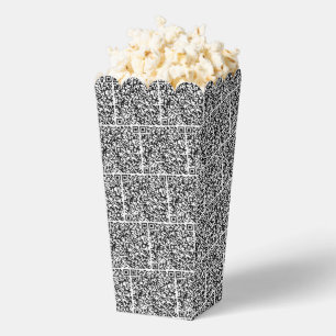 Your QR Code Scan Info Personalised Popcorn Box