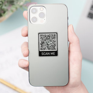 Your QR Code Scan Info Personalised Sticker