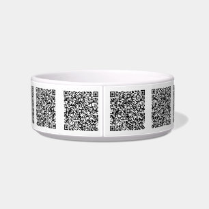 Your QR Code Scan Info Pet Bowl Choose Colour