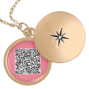 Your QR Code Scan Info Special Message Necklace