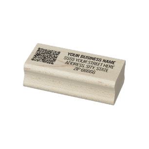 Your QR Code Scan Info Stamp Name Return Address