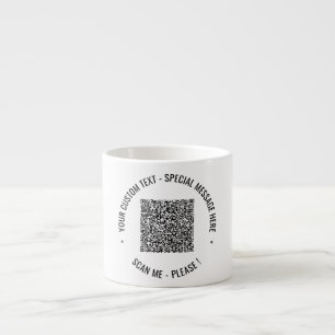 Your QR Code Scan Info Text Colours Esspreso Mug